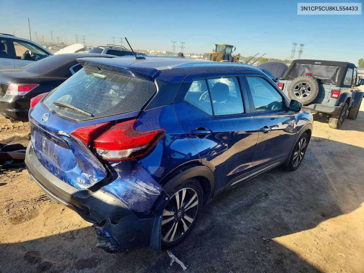 2019 NISSAN KICKS VIN 3N1CP5CU8KL554433 — фото 3