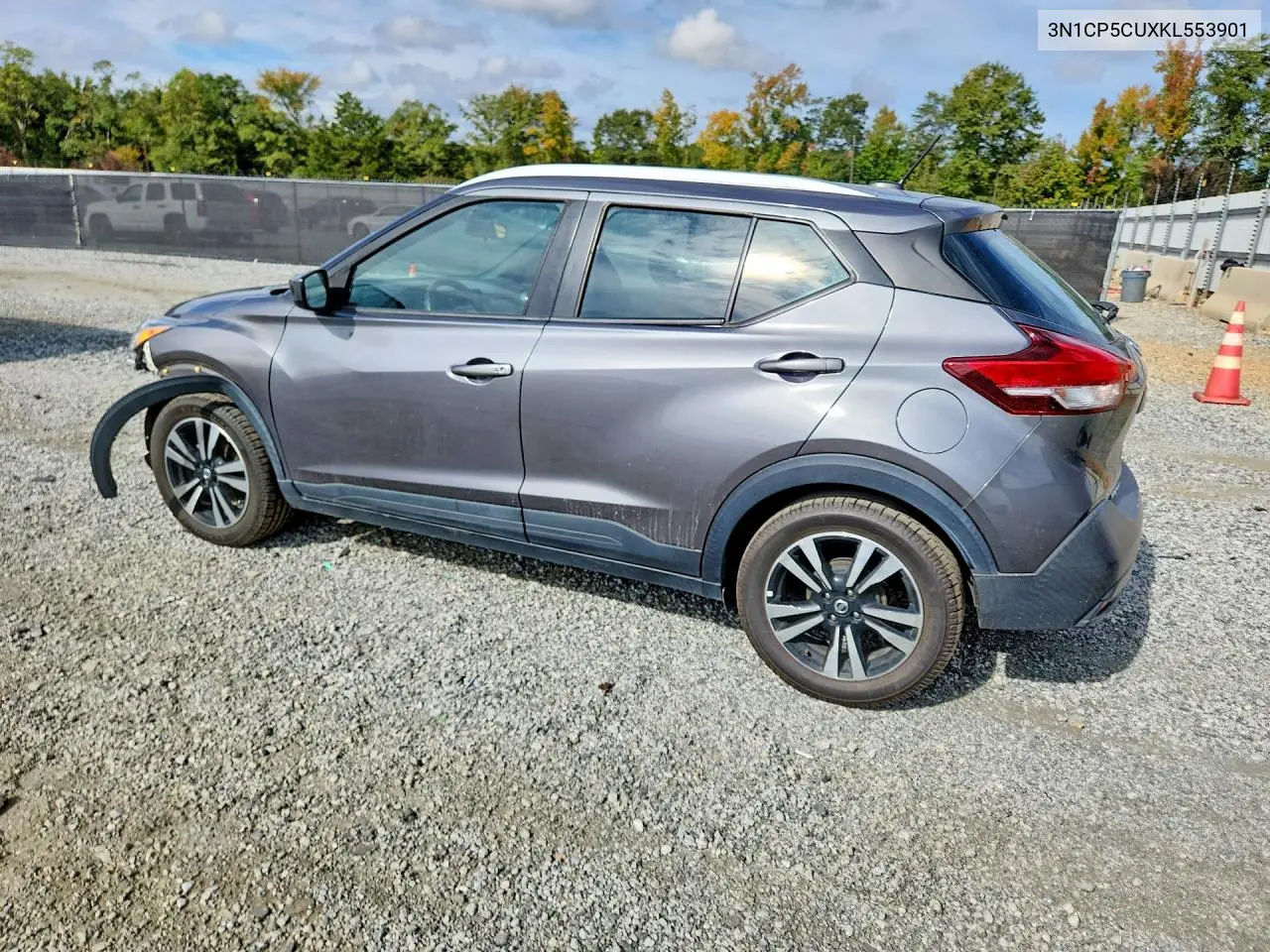 2019 NISSAN KICKS VIN 3N1CP5CUXKL553901 — фото 2