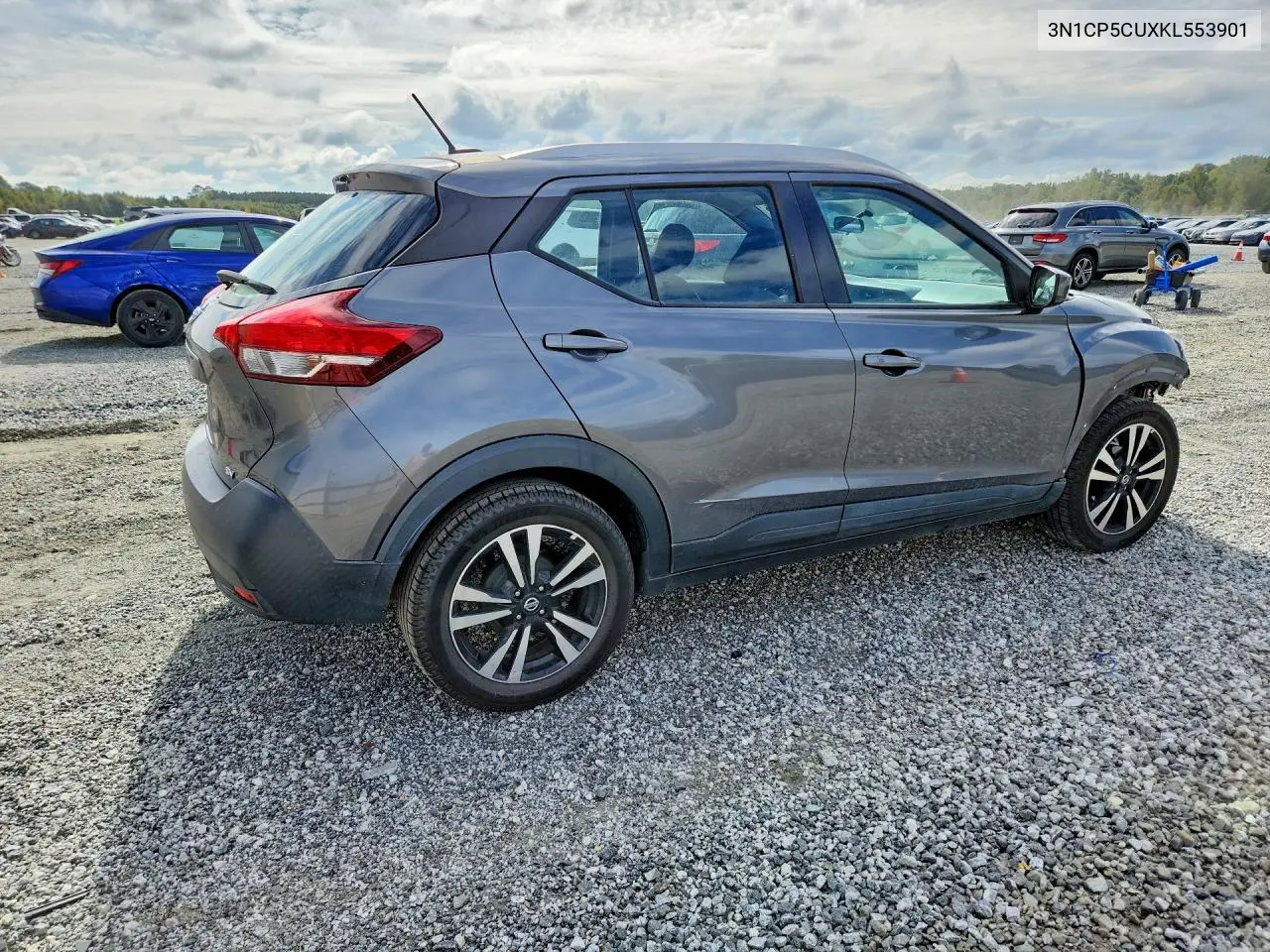 2019 NISSAN KICKS VIN 3N1CP5CUXKL553901 — фото 3