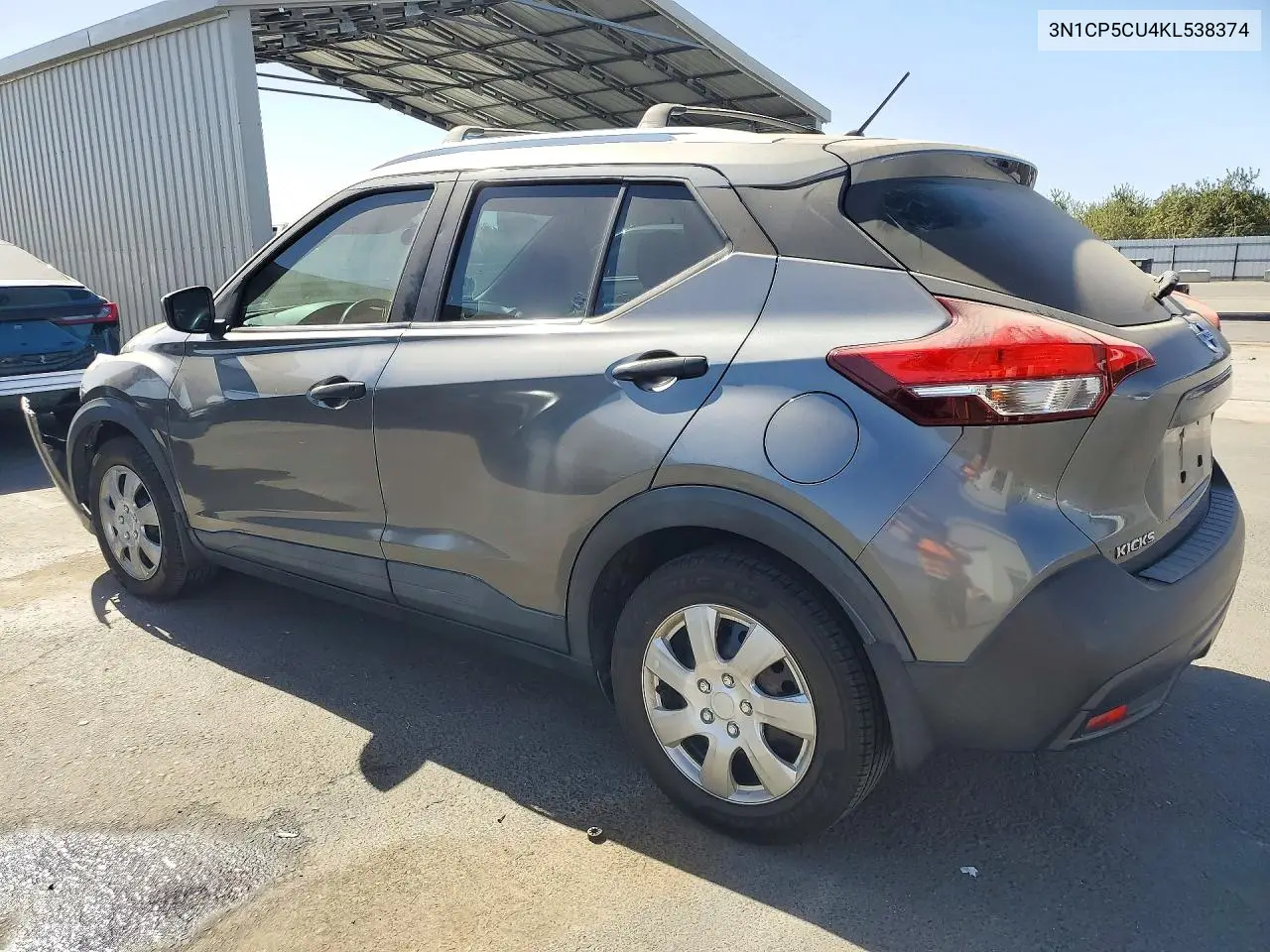 2019 NISSAN KICKS VIN 3N1CP5CU4KL538374 — фото 2