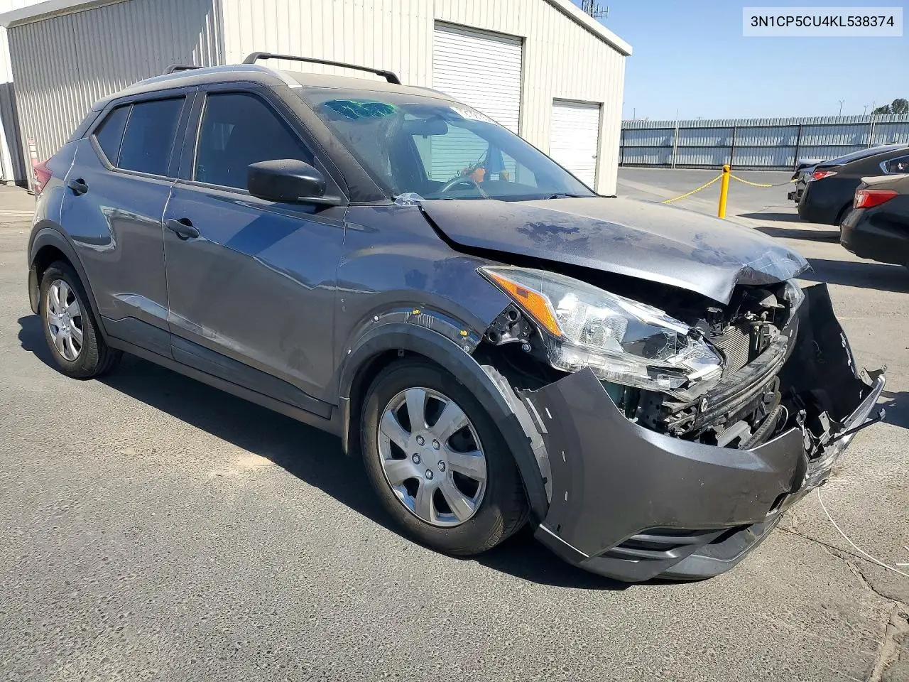2019 NISSAN KICKS VIN 3N1CP5CU4KL538374 — фото 4