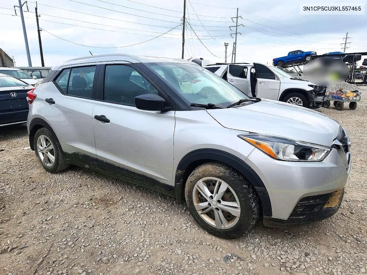 2019 NISSAN KICKS VIN 3N1CP5CU3KL557465 — фото 4