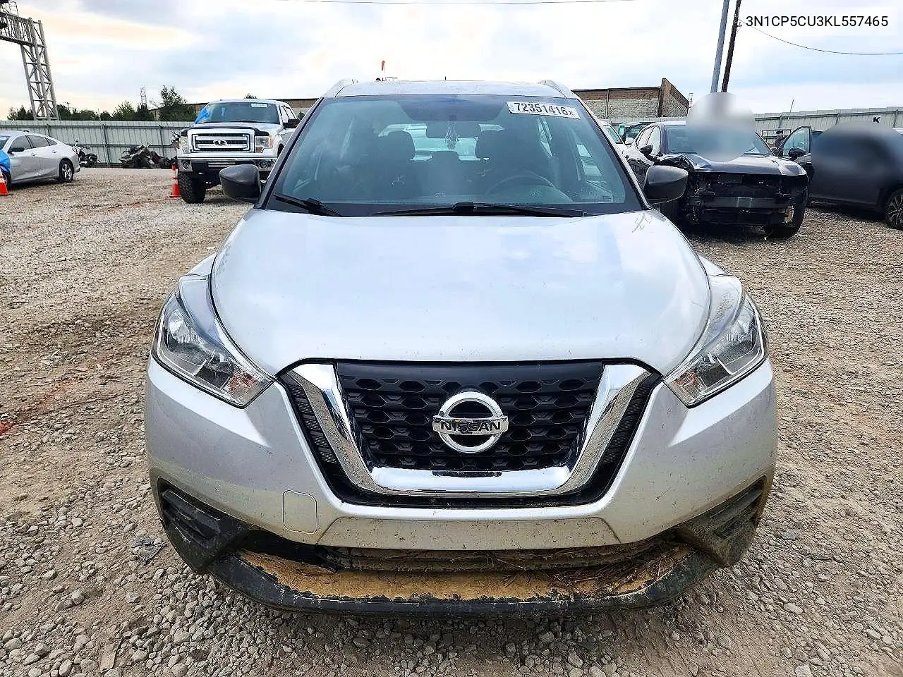2019 NISSAN KICKS VIN 3N1CP5CU3KL557465 — фото 5