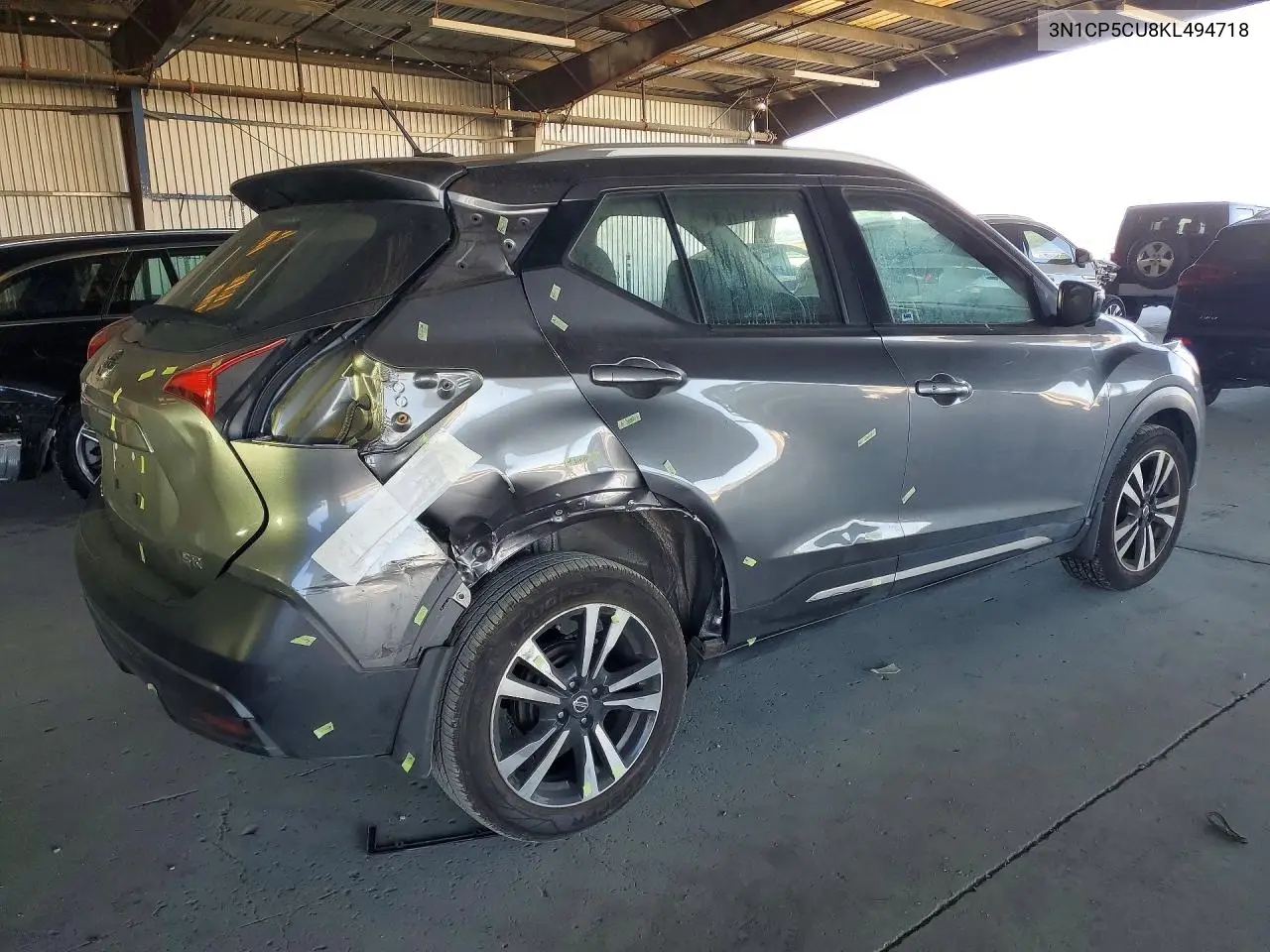 2019 NISSAN KICKS VIN 3N1CP5CU8KL494718 — фото 3