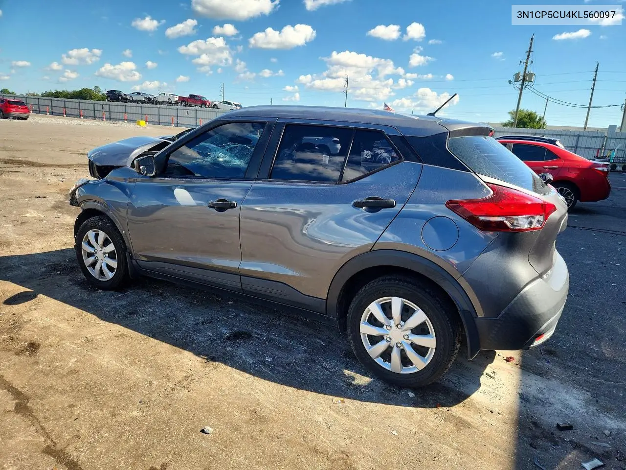 2019 NISSAN KICKS VIN 3N1CP5CU4KL560097 — фото 2