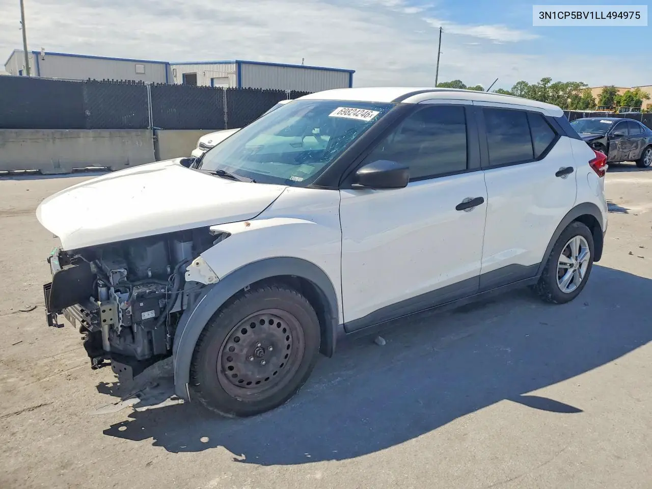 NISSAN KICKS 2020, VIN 3N1CP5BV1LL494975