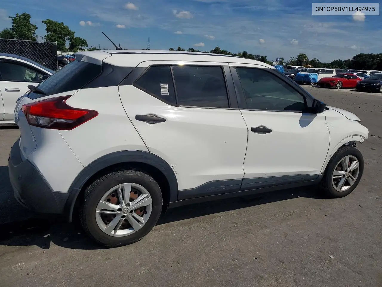2020 NISSAN KICKS VIN 3N1CP5BV1LL494975 — фото 3