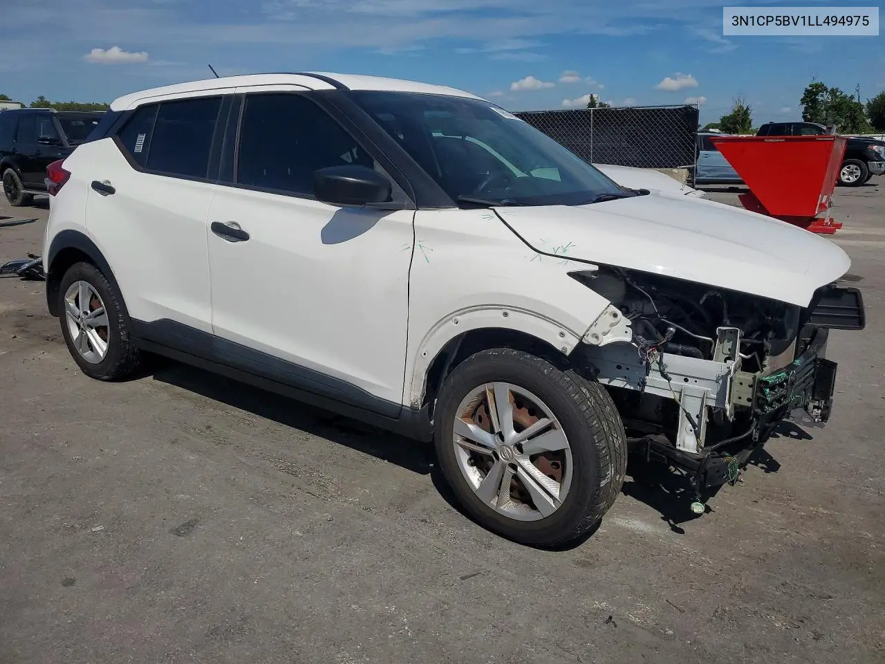 2020 NISSAN KICKS VIN 3N1CP5BV1LL494975 — фото 4