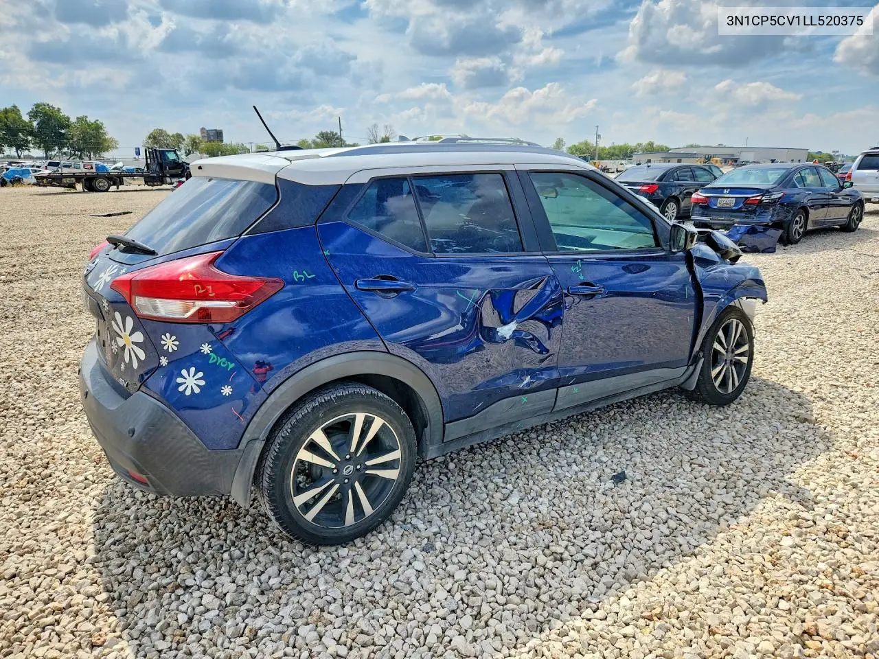 2020 NISSAN KICKS VIN 3N1CP5CV1LL520375 — фото 3
