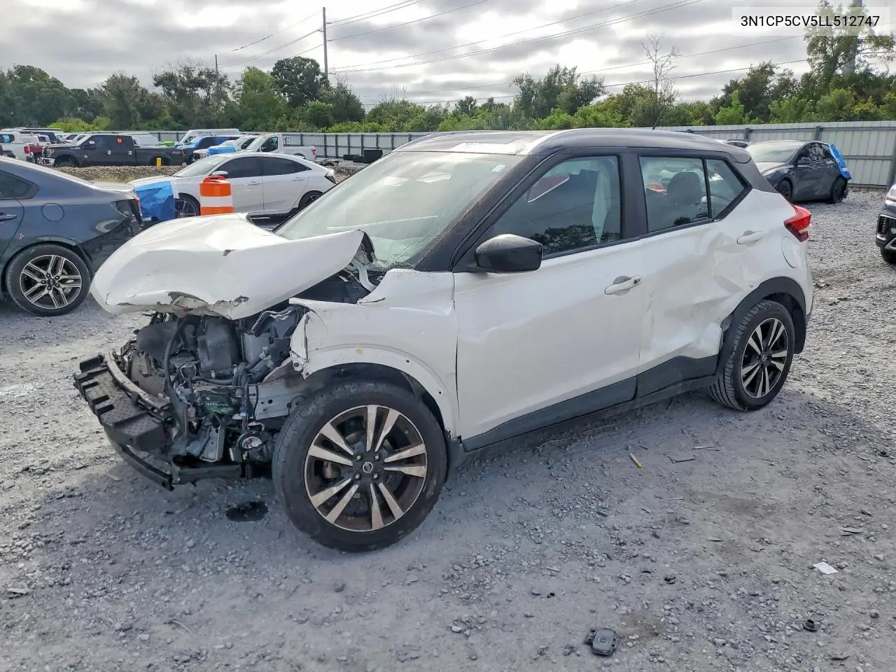 NISSAN KICKS 2020, VIN 3N1CP5CV5LL512747