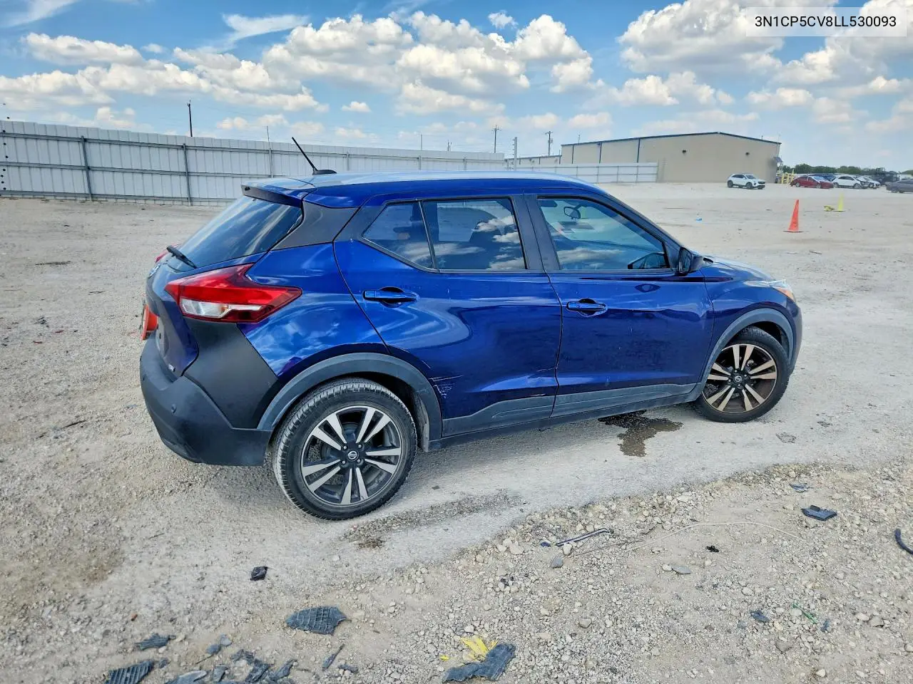 2020 NISSAN KICKS VIN 3N1CP5CV8LL530093 — фото 3