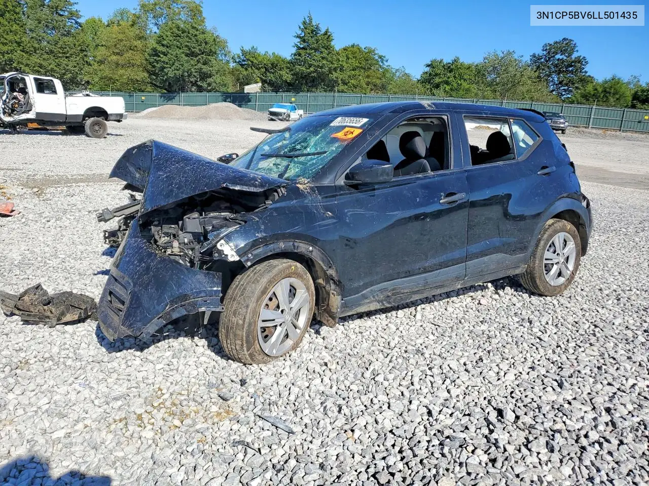 NISSAN KICKS 2020, VIN 3N1CP5BV6LL501435