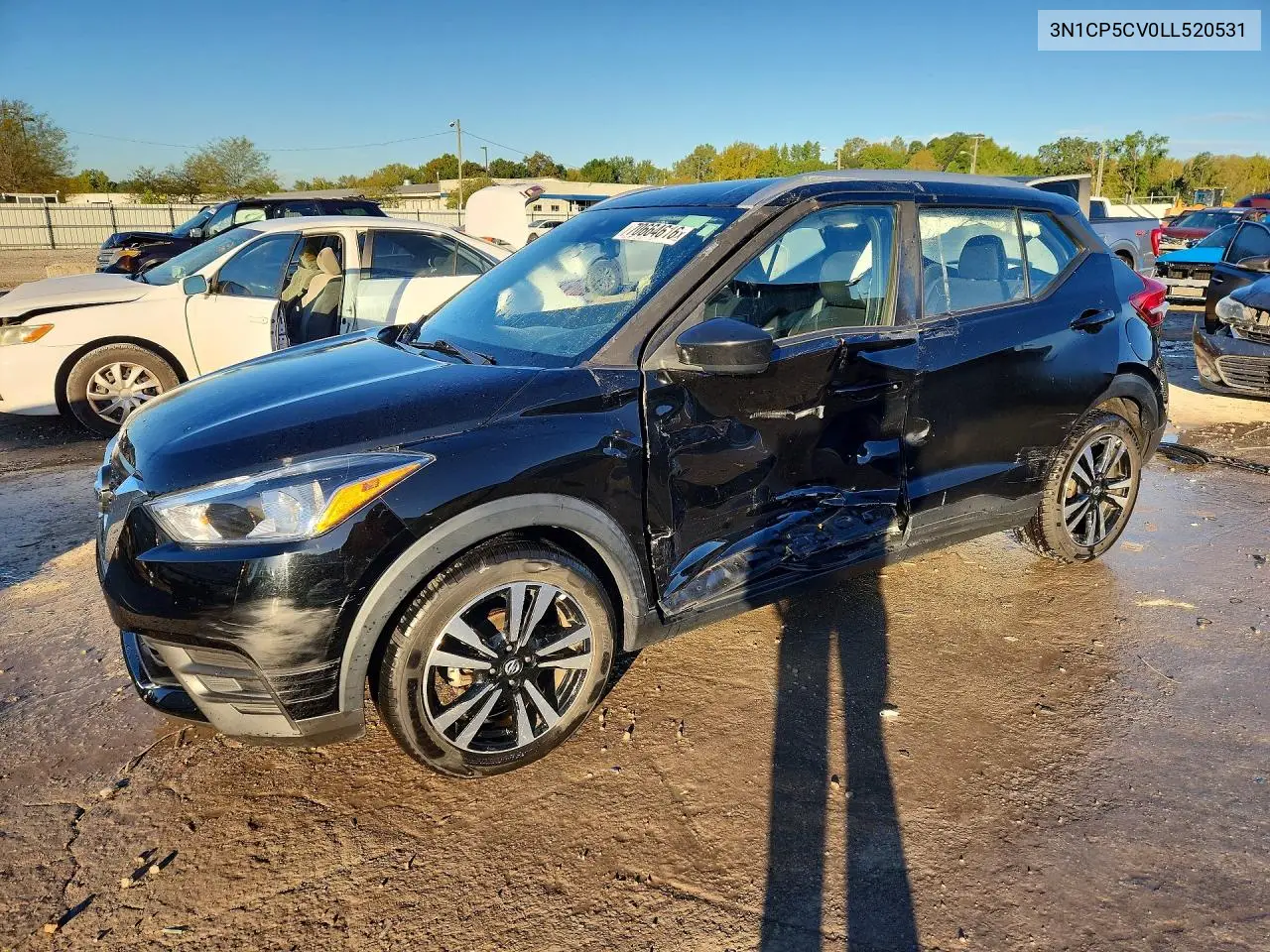 NISSAN KICKS 2020, VIN 3N1CP5CV0LL520531