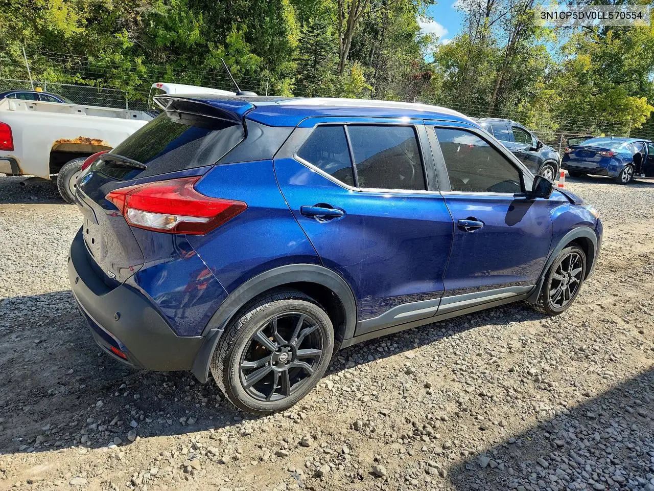 2020 NISSAN KICKS VIN 3N1CP5DV0LL570554 — фото 3