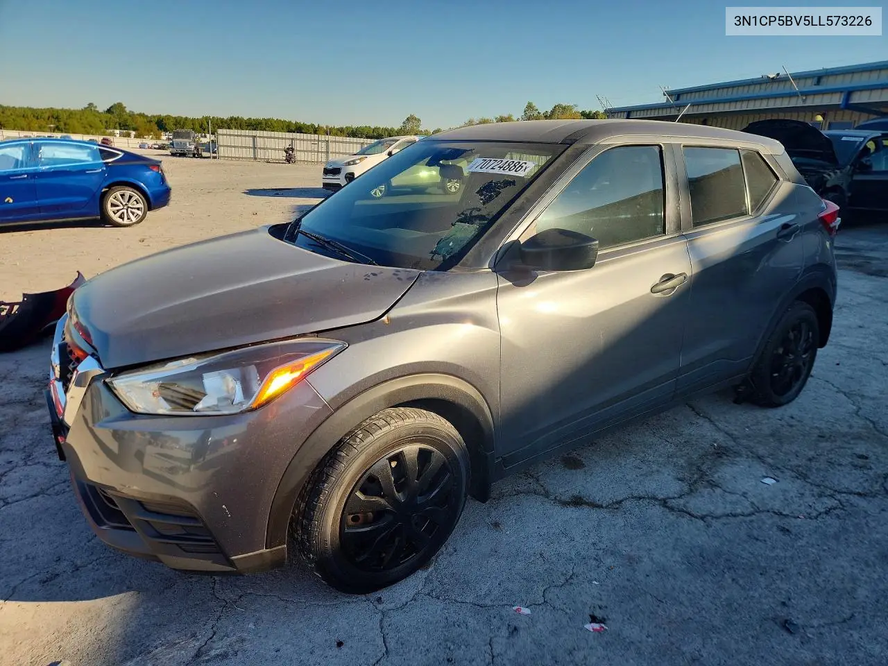 NISSAN KICKS 2020, VIN 3N1CP5BV5LL573226