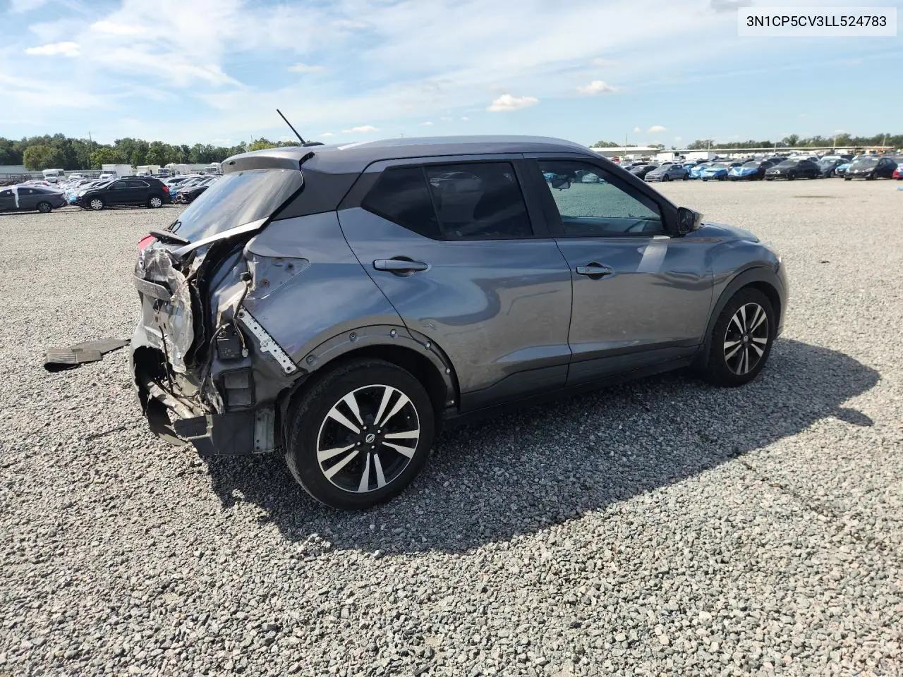 2020 NISSAN KICKS VIN 3N1CP5CV3LL524783 — фото 3