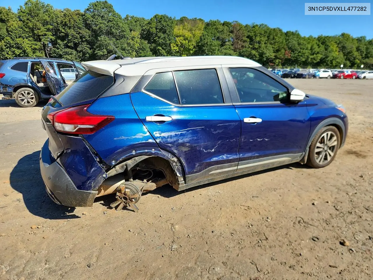 2020 NISSAN KICKS VIN 3N1CP5DVXLL477282 — фото 3