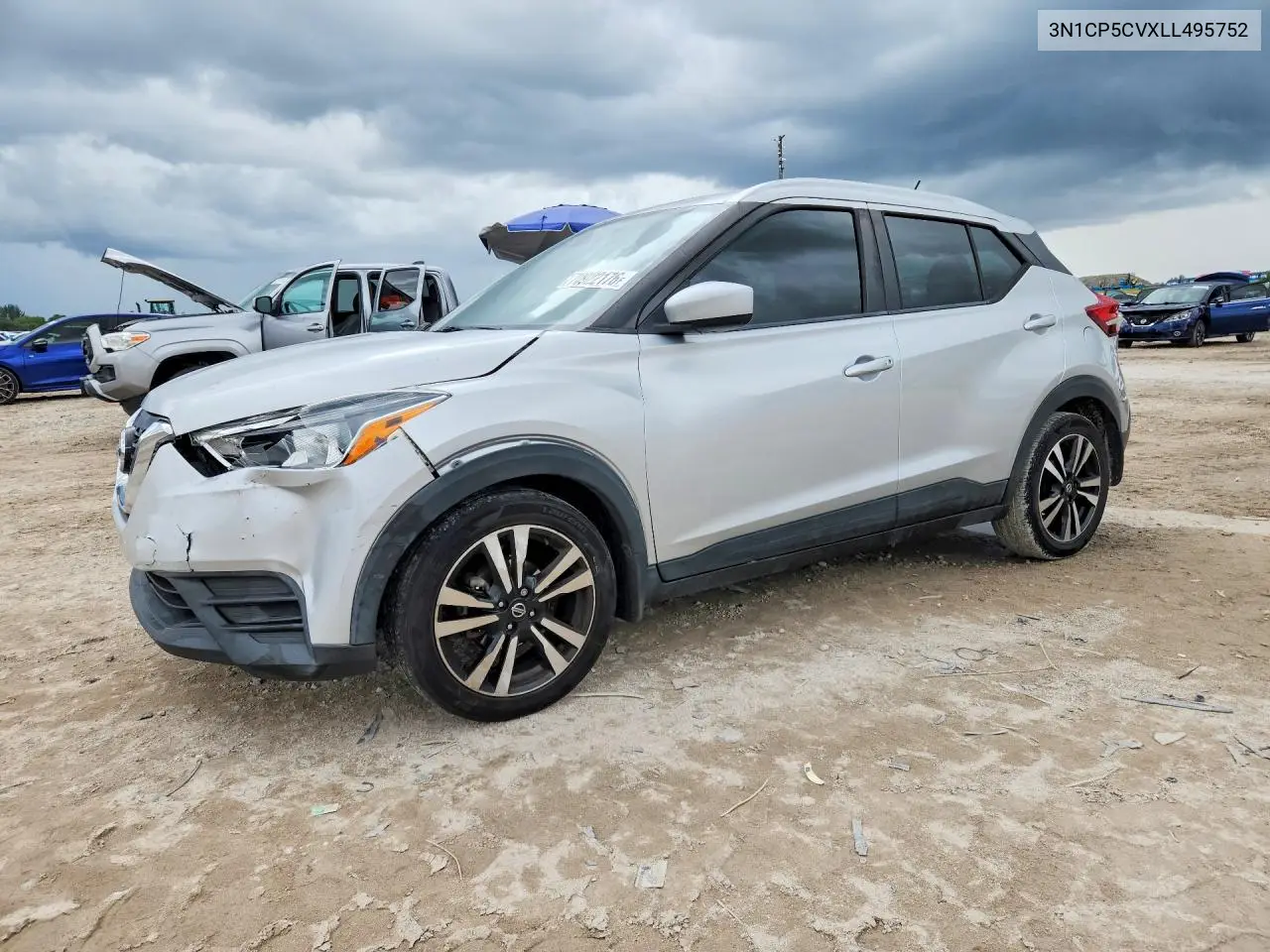 NISSAN KICKS 2020, VIN 3N1CP5CVXLL495752