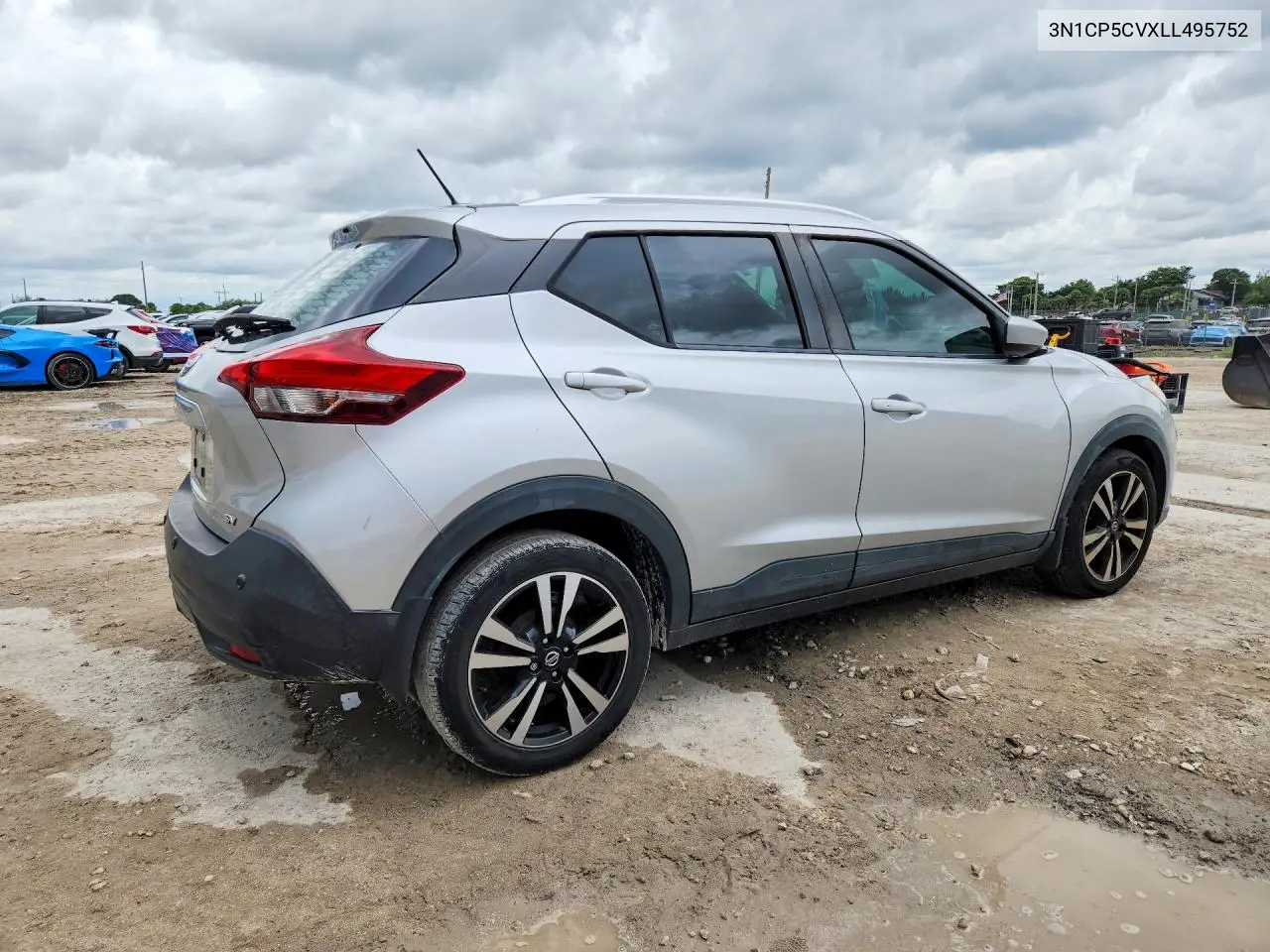 2020 NISSAN KICKS VIN 3N1CP5CVXLL495752 — фото 3