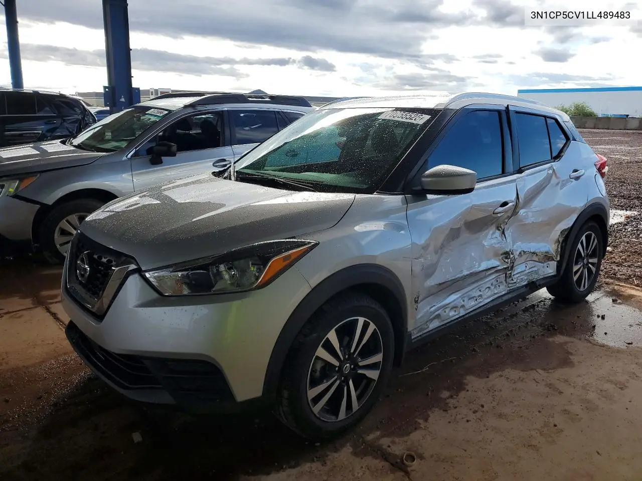 NISSAN KICKS 2020, VIN 3N1CP5CV1LL489483