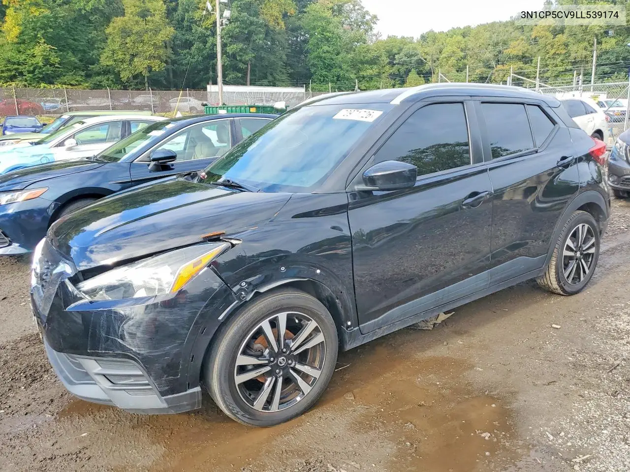 NISSAN KICKS 2020, VIN 3N1CP5CV9LL539174