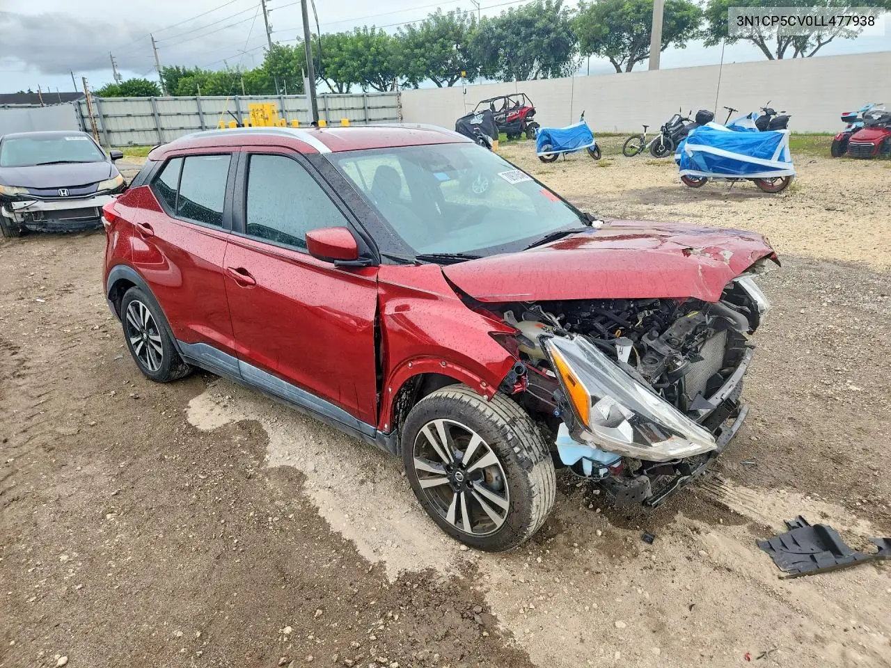 2020 NISSAN KICKS VIN 3N1CP5CV0LL477938 — фото 4