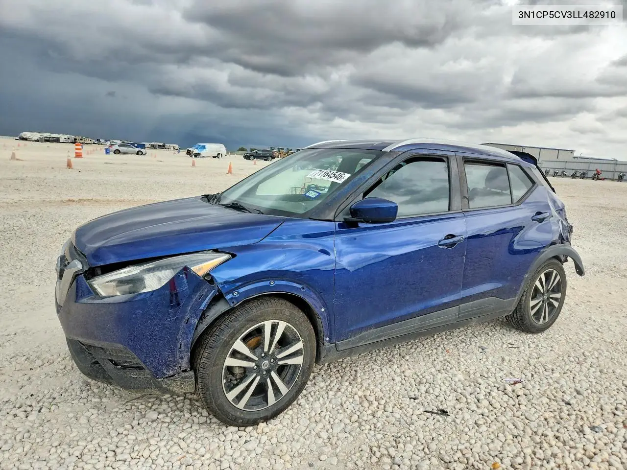 NISSAN KICKS 2020, VIN 3N1CP5CV3LL482910