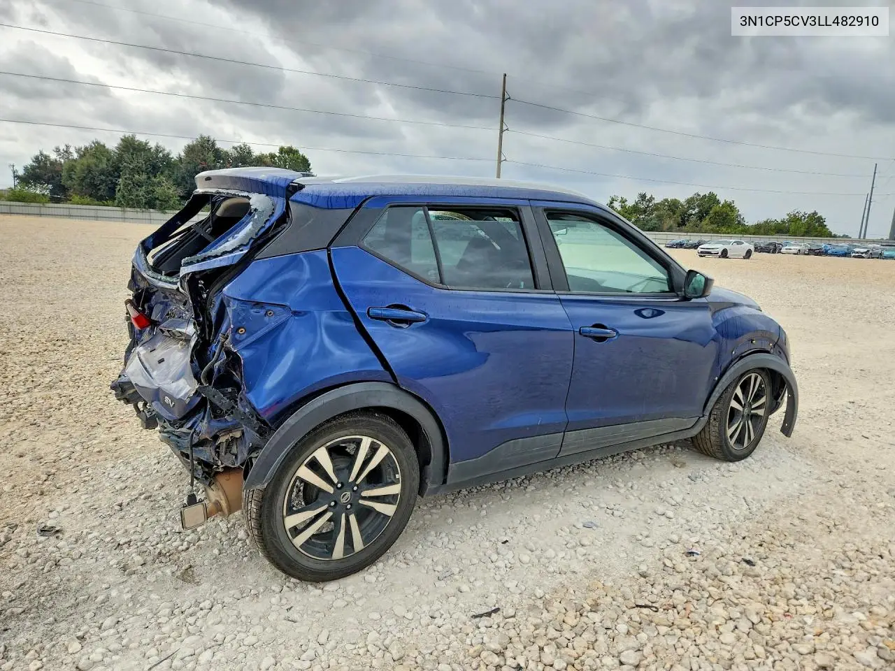 2020 NISSAN KICKS VIN 3N1CP5CV3LL482910 — фото 3