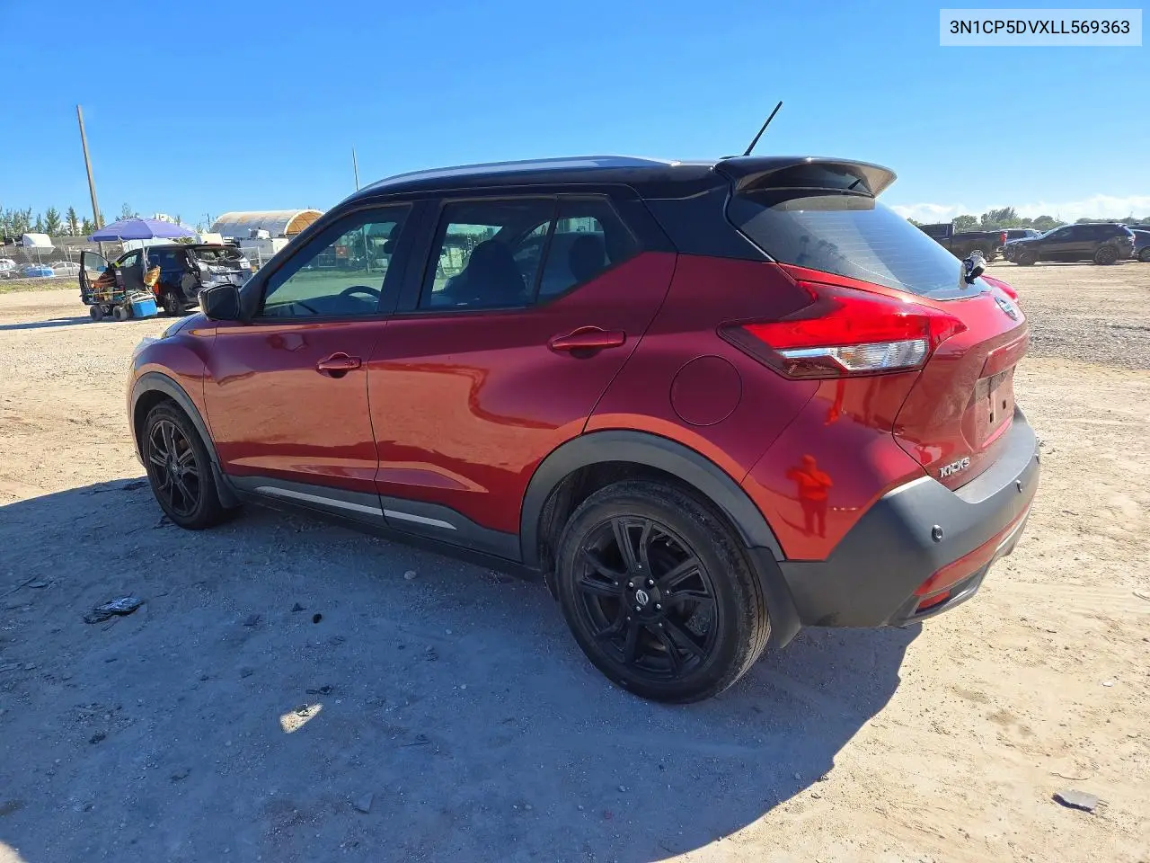 2020 NISSAN KICKS VIN 3N1CP5DVXLL569363 — фото 2