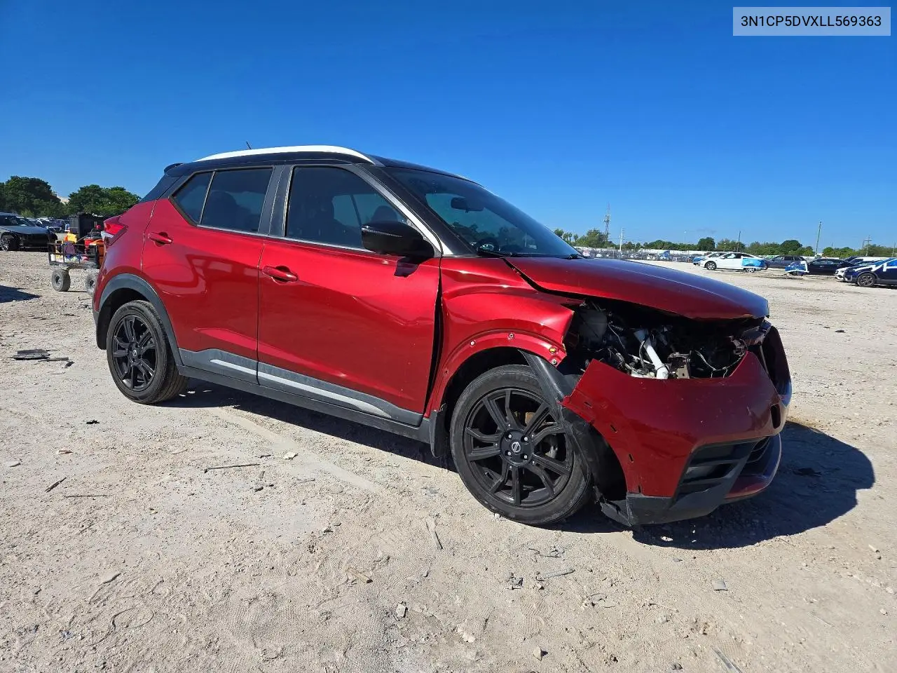 2020 NISSAN KICKS VIN 3N1CP5DVXLL569363 — фото 4
