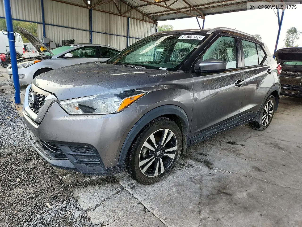NISSAN KICKS 2020, VIN 3N1CP5CV5LL511775