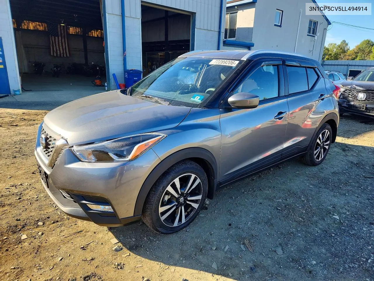 NISSAN KICKS 2020, VIN 3N1CP5CV5LL494914