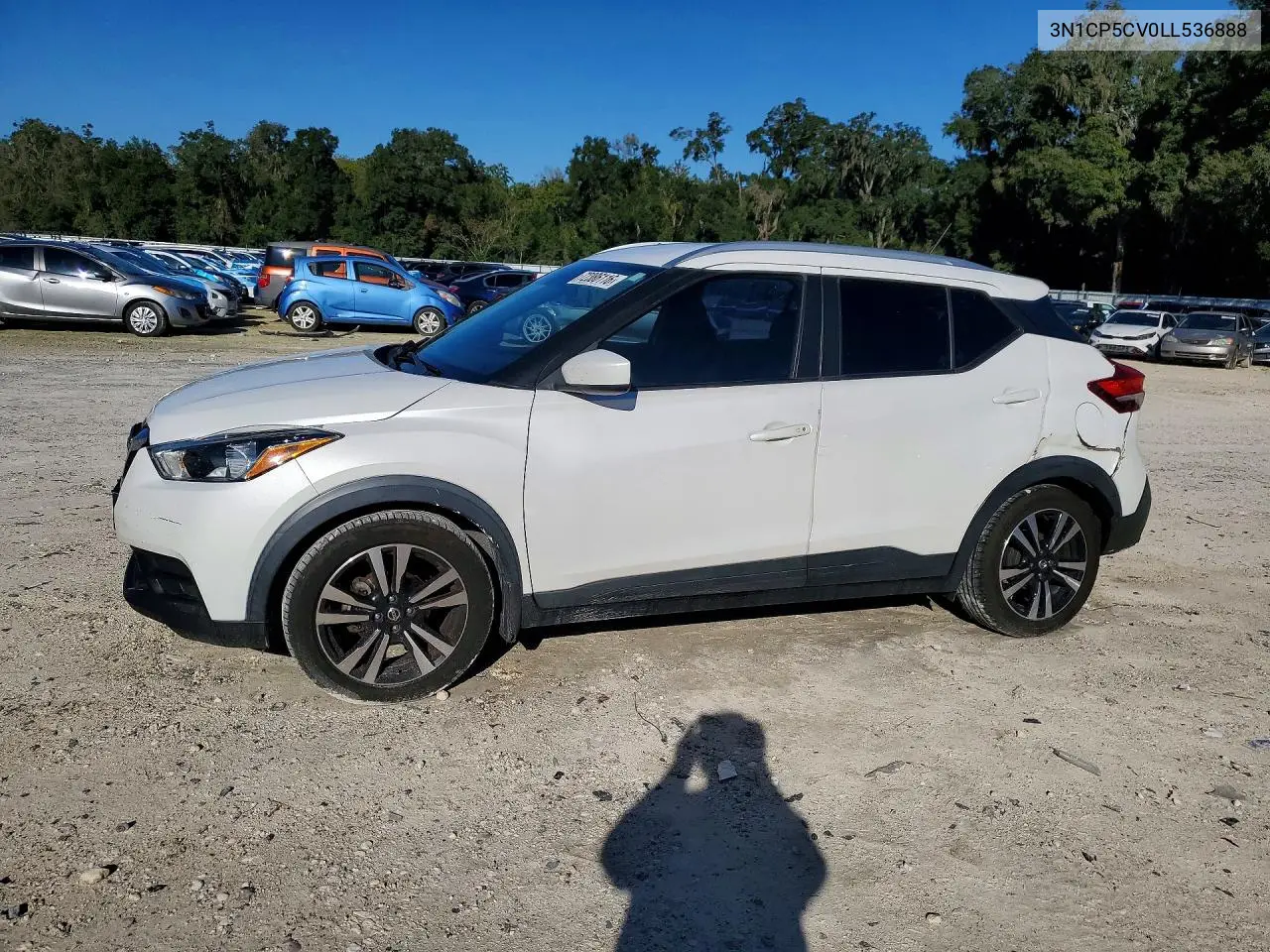 NISSAN KICKS 2020, VIN 3N1CP5CV0LL536888