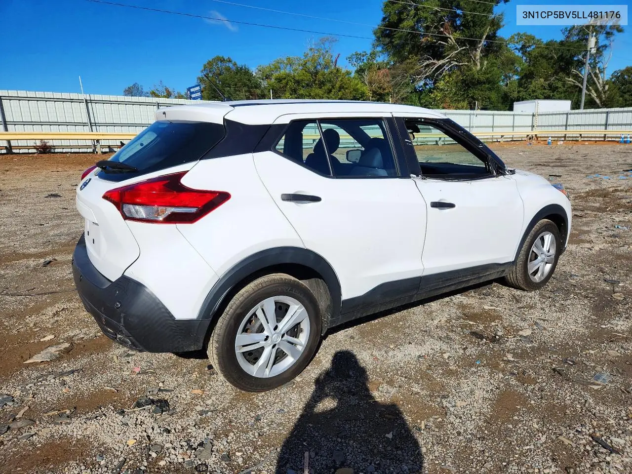 2020 NISSAN KICKS VIN 3N1CP5BV5LL481176 — фото 3