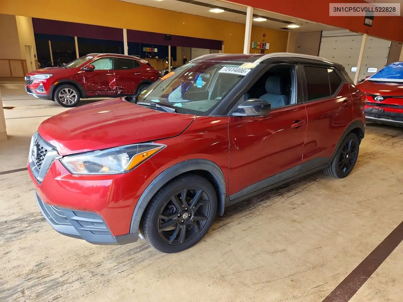 NISSAN KICKS 2020, VIN 3N1CP5CV0LL522828