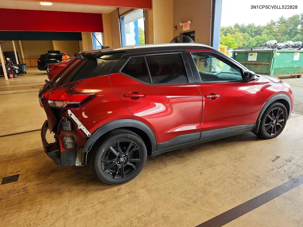 2020 NISSAN KICKS VIN 3N1CP5CV0LL522828 — фото 3