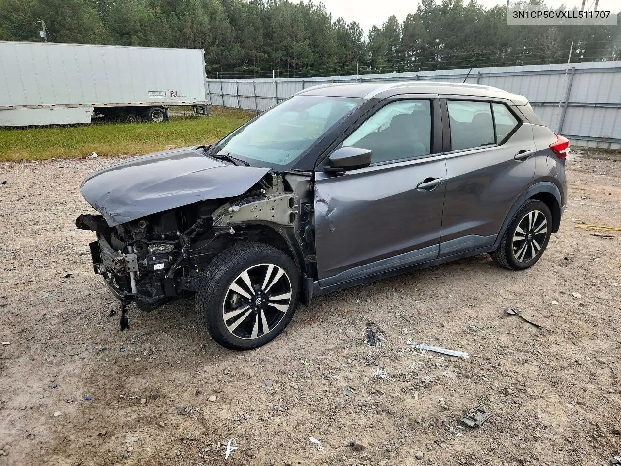 NISSAN KICKS 2020, VIN 3N1CP5CVXLL511707