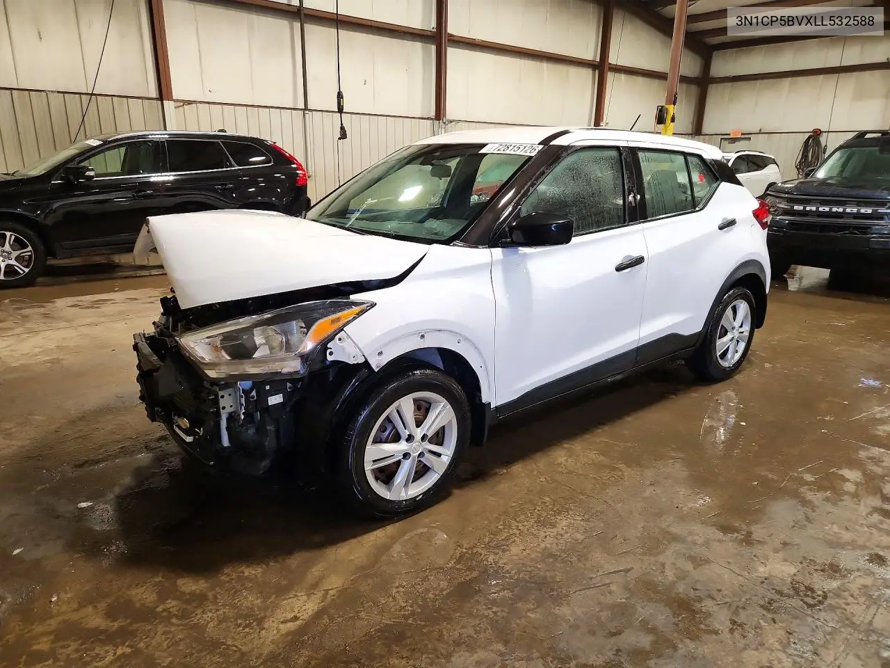 NISSAN KICKS 2020, VIN 3N1CP5BVXLL532588