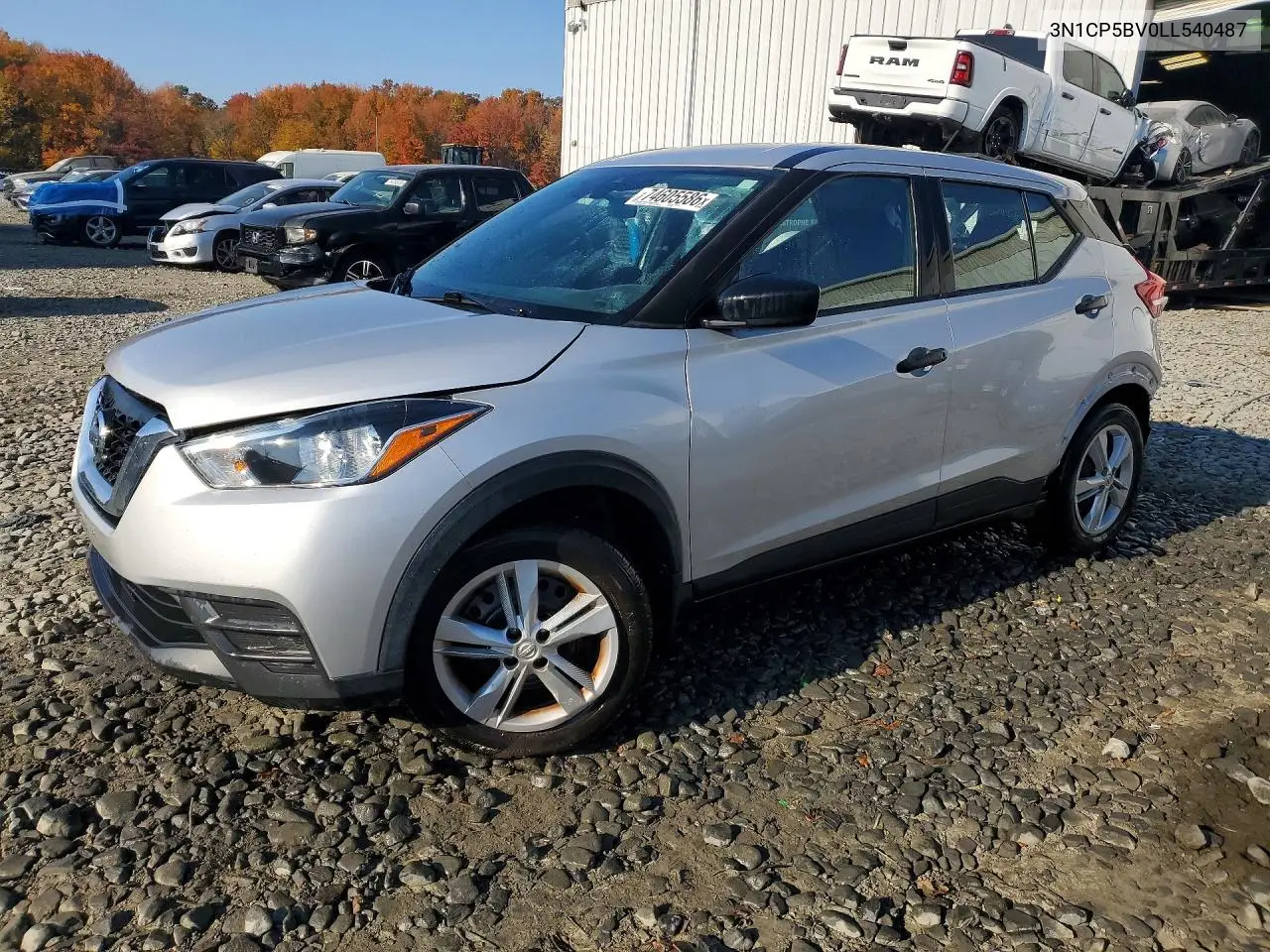 NISSAN KICKS 2020, VIN 3N1CP5BV0LL540487