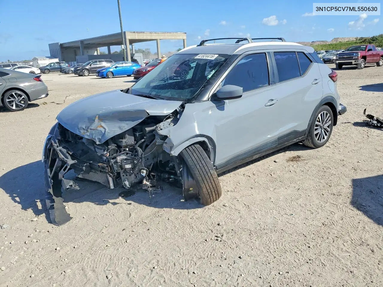 NISSAN KICKS 2021, VIN 3N1CP5CV7ML550630
