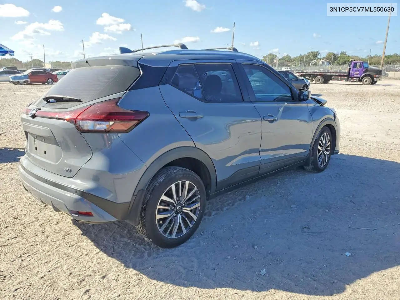 2021 NISSAN KICKS VIN 3N1CP5CV7ML550630 — фото 3