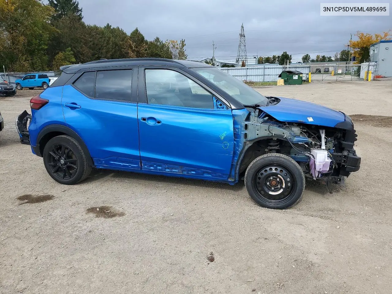 2021 NISSAN KICKS VIN 3N1CP5DV5ML489695 — фото 4