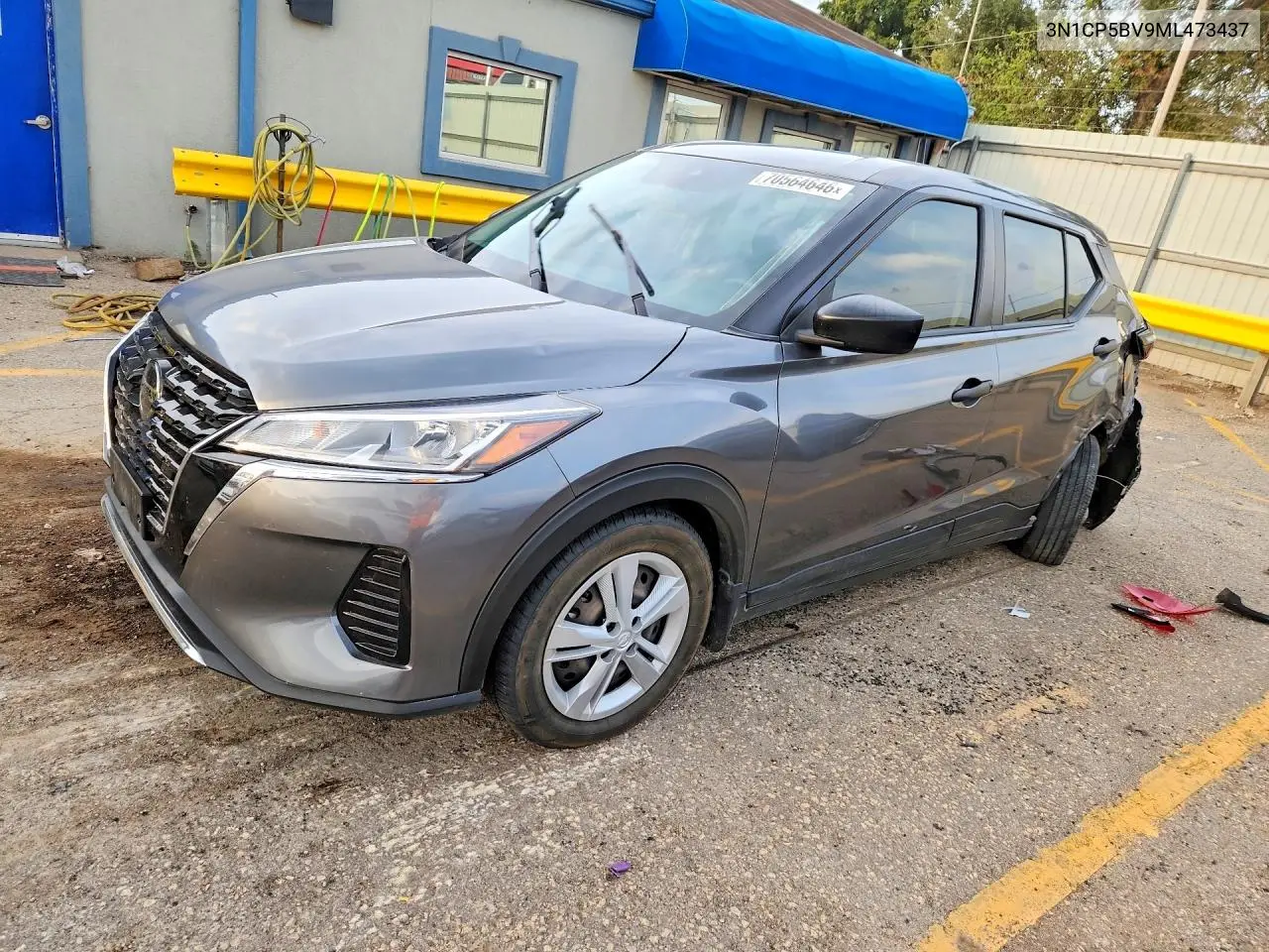 NISSAN KICKS 2021, VIN 3N1CP5BV9ML473437