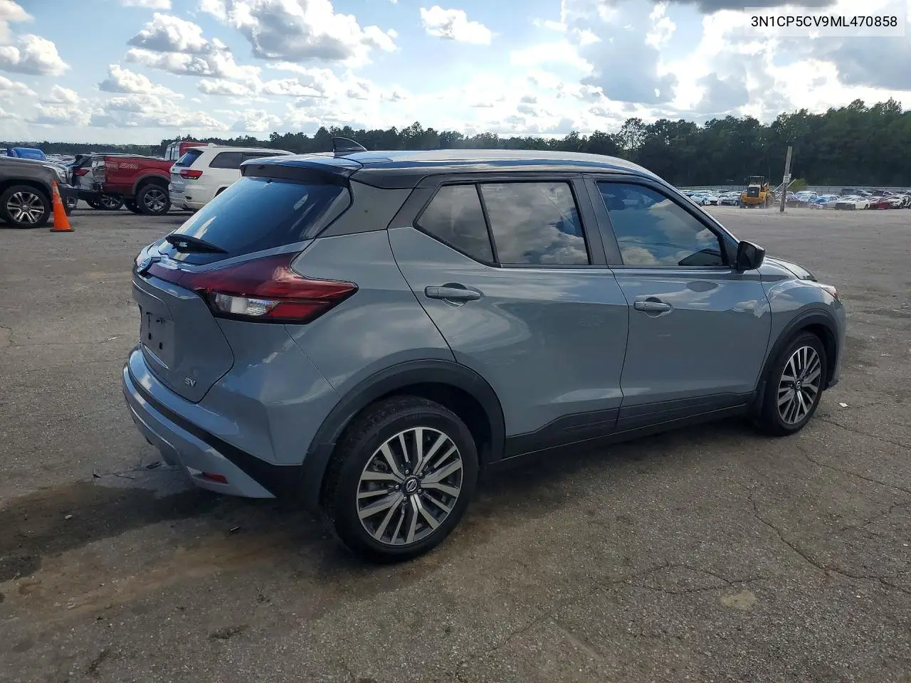 2021 NISSAN KICKS VIN 3N1CP5CV9ML470858 — фото 3