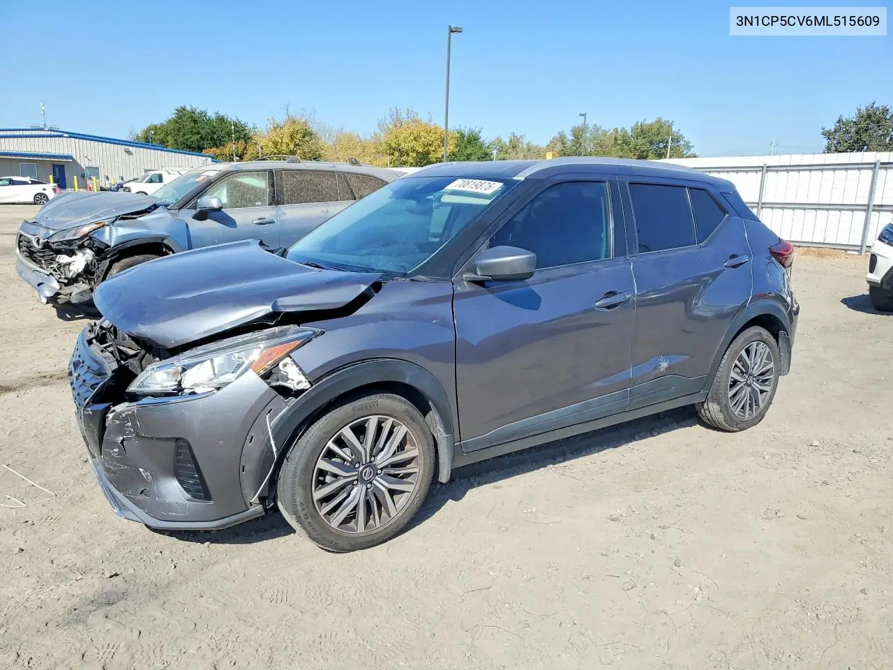 NISSAN KICKS 2021, VIN 3N1CP5CV6ML515609