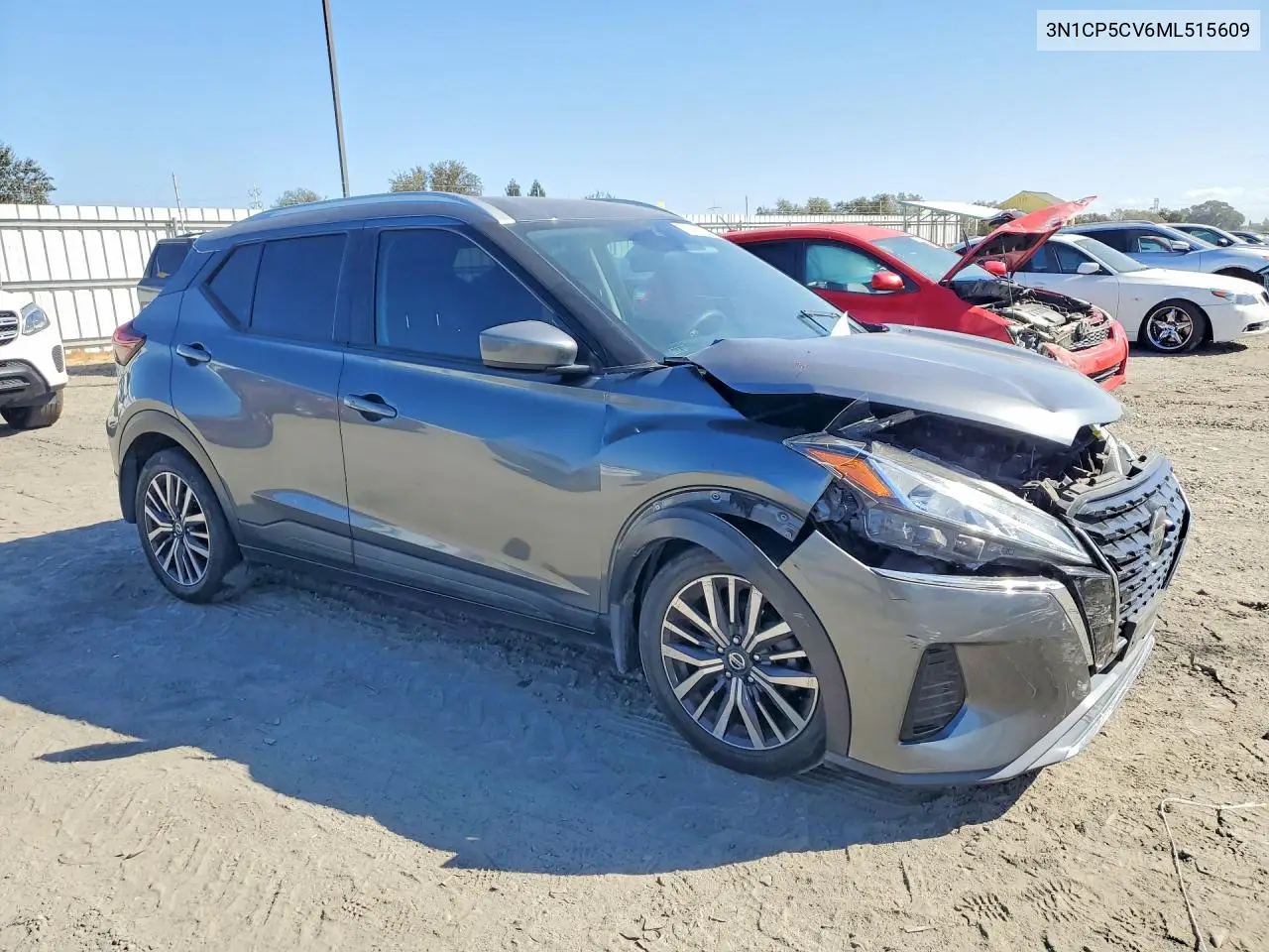 2021 NISSAN KICKS VIN 3N1CP5CV6ML515609 — фото 4