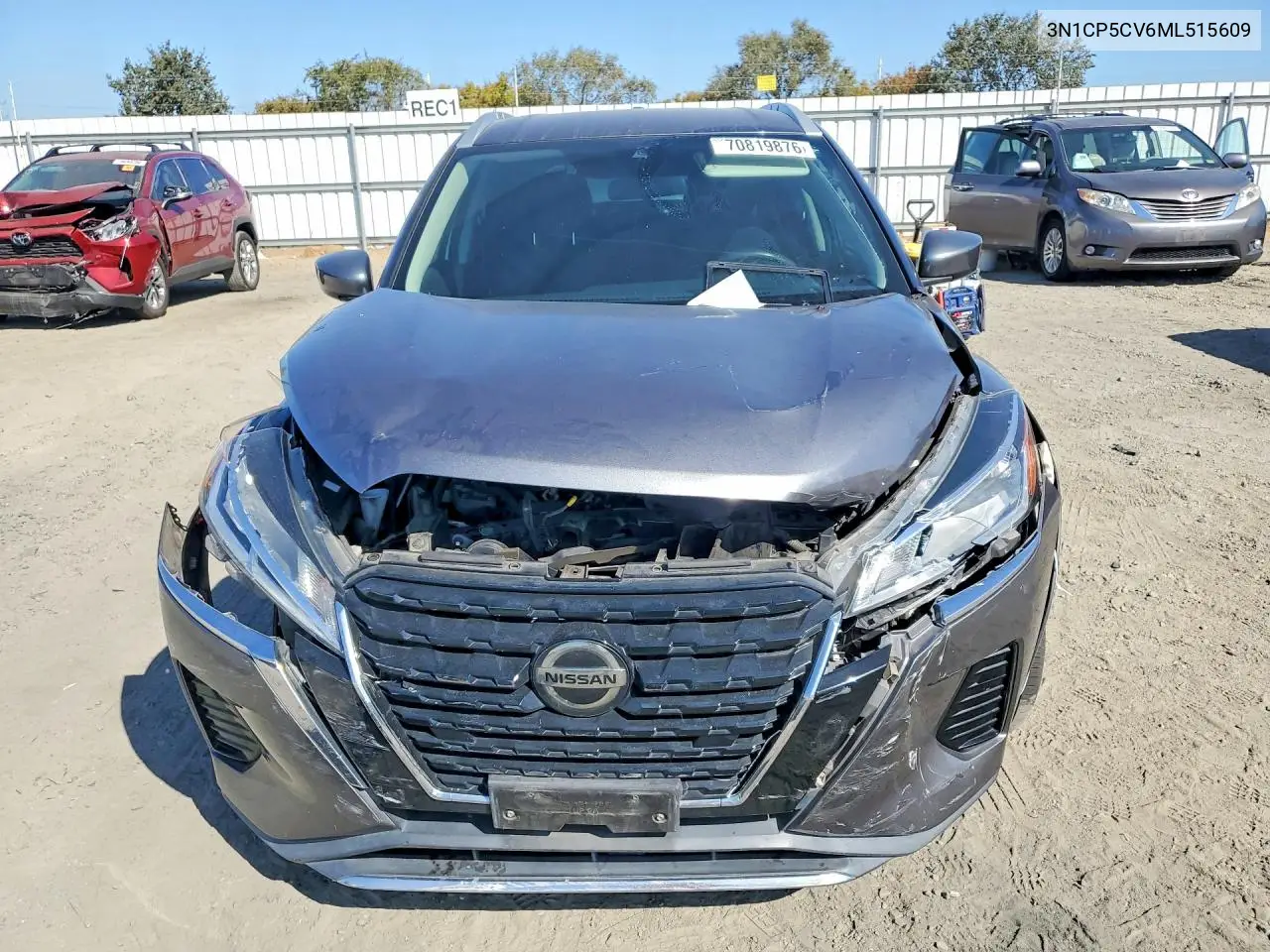 2021 NISSAN KICKS VIN 3N1CP5CV6ML515609 — фото 5