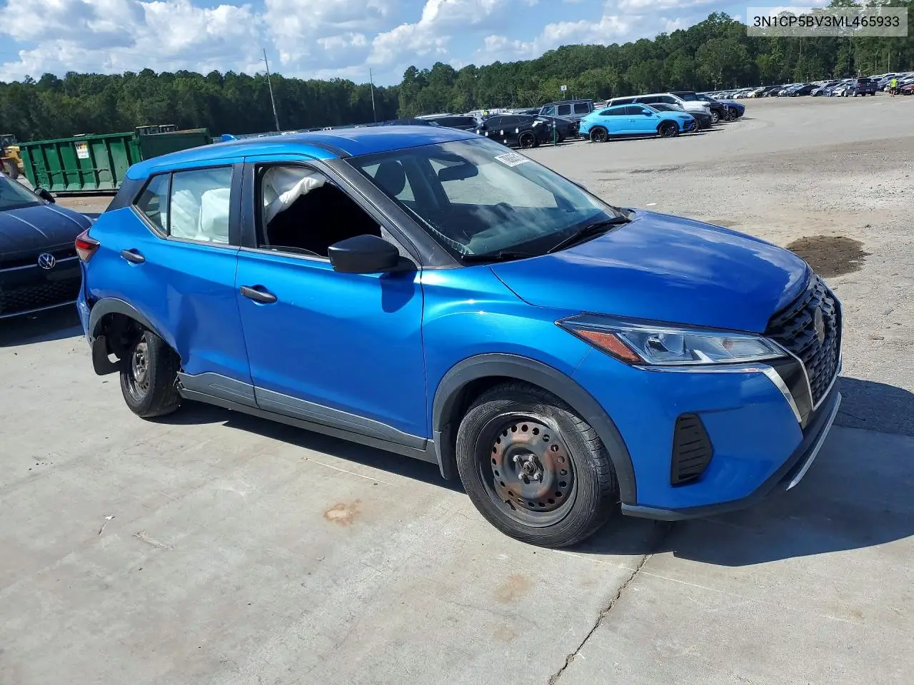 2021 NISSAN KICKS VIN 3N1CP5BV3ML465933 — фото 4