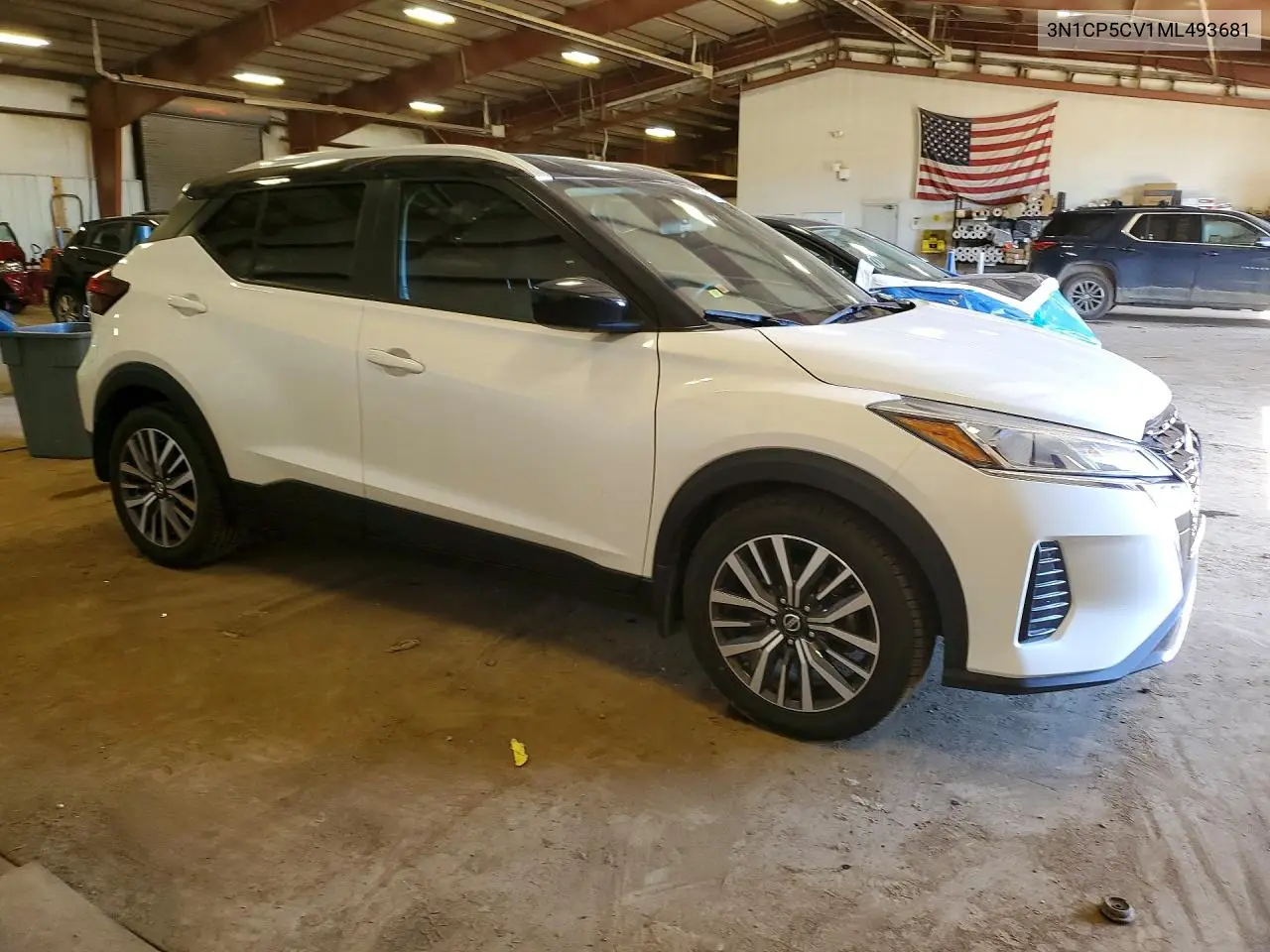 2021 NISSAN KICKS VIN 3N1CP5CV1ML493681 — фото 4
