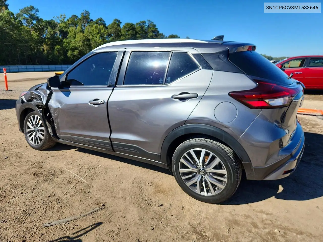 2021 NISSAN KICKS VIN 3N1CP5CV3ML533646 — фото 2